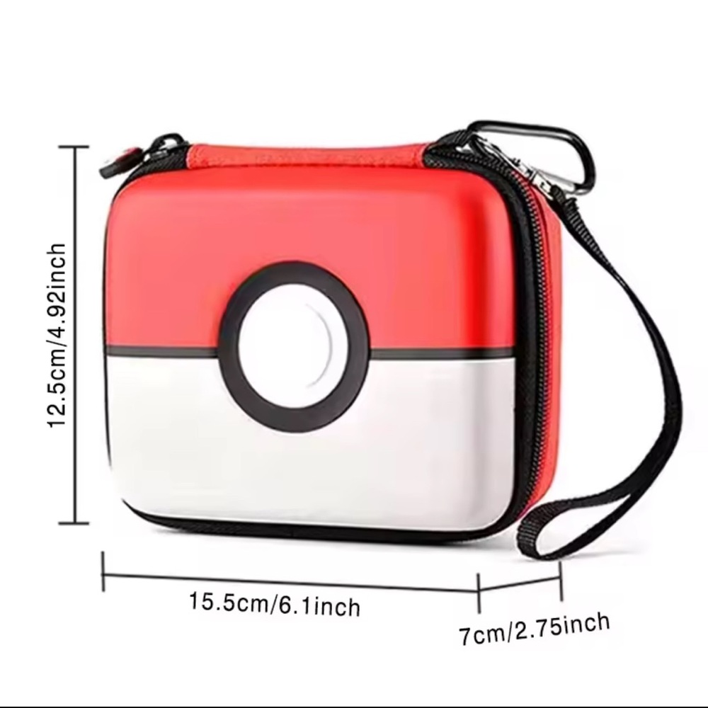 Storage Case  PTCG Pokémon Trading Cards Hard Shell Storage Box 400 Card Unisex - Picture 7 of 9